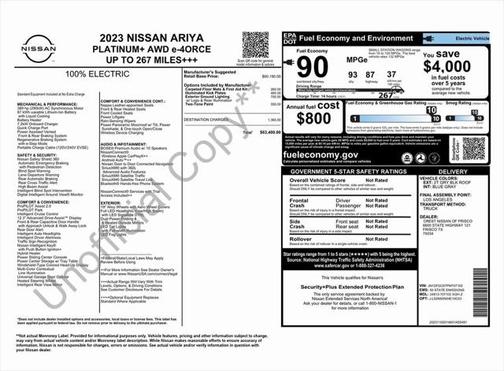 2023 Nissan ARIYA PLATINUM+