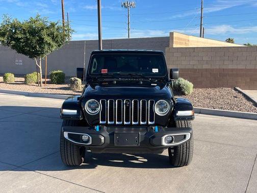 Black Clearcoat 2023 Jeep Wrangler 4xe Sahara