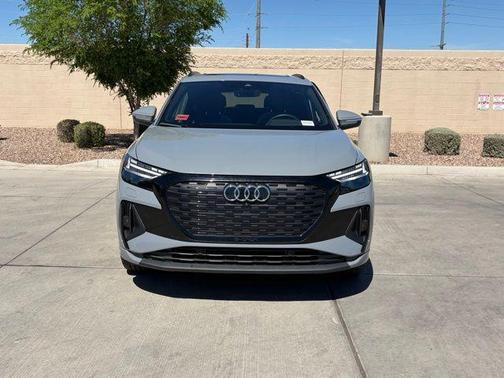 Pebble Gray 2024 Audi Q4 e-tron Prestige 55 quattro