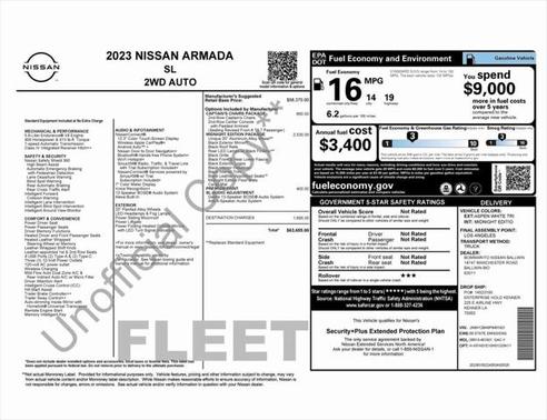 2023 Nissan Armada SL 2WD