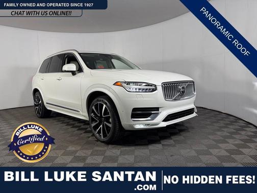Crystal White Metallic 2023 Volvo XC90 B6 Plus 7-Seater