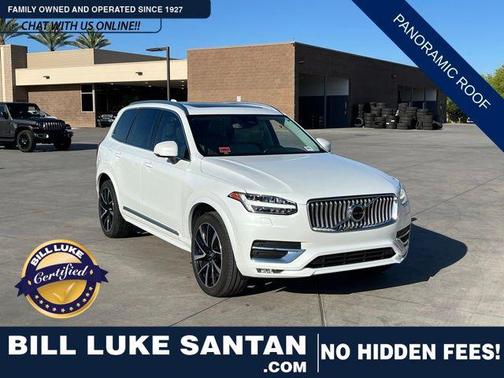 Crystal White Metallic 2023 Volvo XC90 B6 Plus 7-Seater