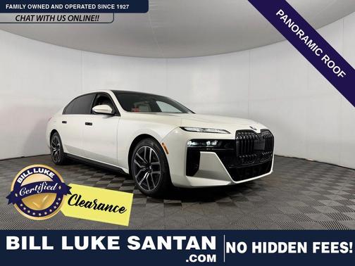 Mineral White Metallic 2023 BMW 740 i