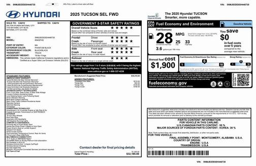 2025 Hyundai TUCSON SEL