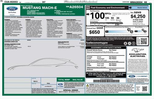 2021 Ford Mustang Mach-E Premium