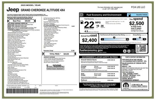 2025 Jeep Grand Cherokee Altitude