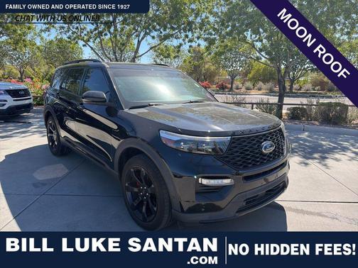 Agate Black Metallic 2020 Ford Explorer ST