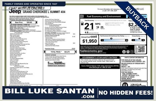 2021 Jeep Grand Cherokee L Summit