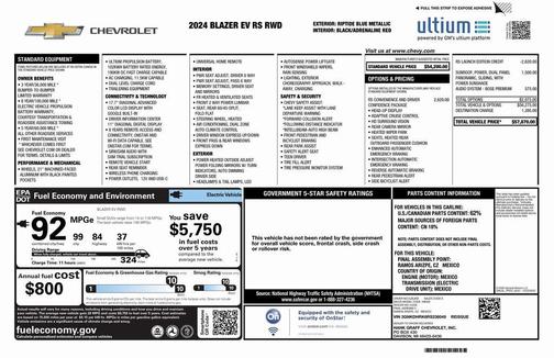 2024 Chevrolet Blazer EV RWD RS