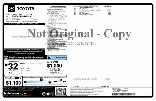 2022 Toyota Corolla Cross XLE