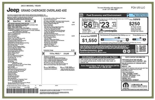 2023 Jeep Grand Cherokee 4xe Overland