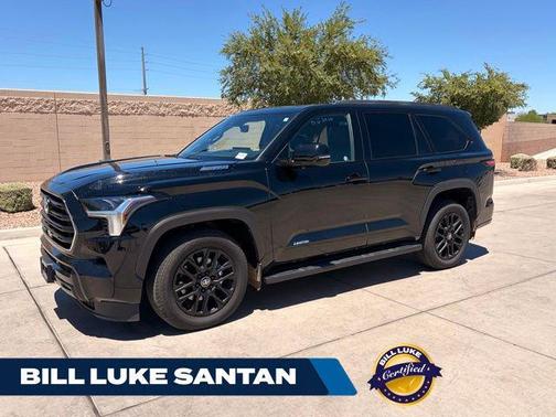 Midnight Black Metallic 2026 Toyota Sequoia Limited
