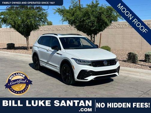 Opal White 2024 Volkswagen Tiguan 2.0T SE R-Line Black