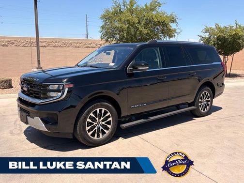 Black Metallic 2025 Ford Expedition Max Platinum