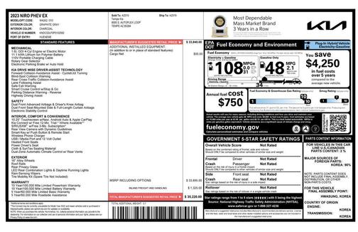 2023 Kia Niro Plug-In Hybrid EX