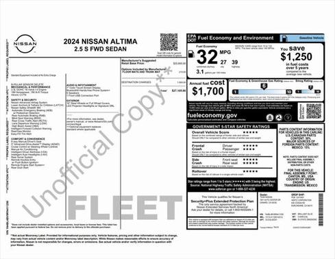 2024 Nissan Altima S FWD