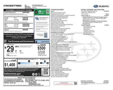 2021 Subaru Crosstrek Limited