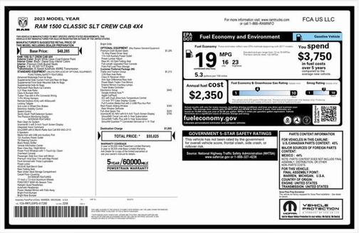 2023 RAM 1500 Classic SLT