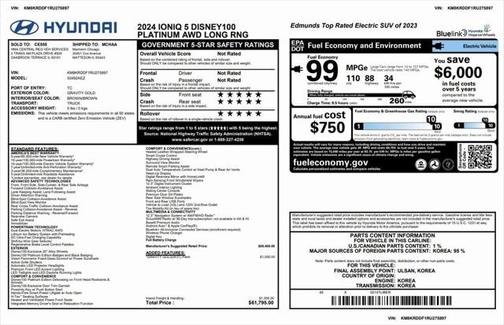 2024 Hyundai IONIQ 5 Disney100 Platinum Edition Dual Motor