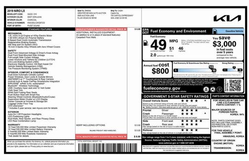 2019 Kia Niro LX