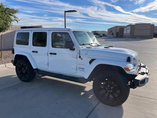 Bright White Clearcoat 2021 Jeep Wrangler Unlimited 4xe Sahara