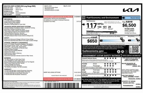 2024 Kia EV6 Light Long Range