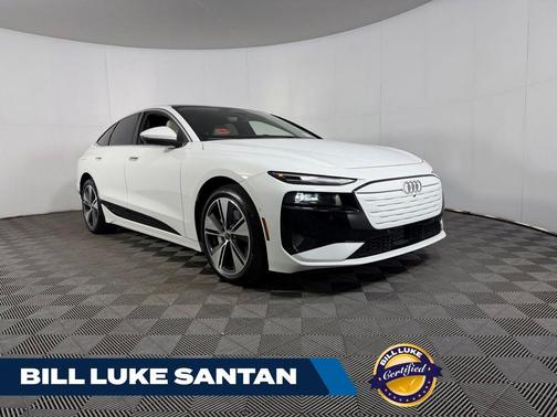 Glacier White 2025 Audi A6 e-tron Premium