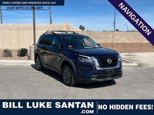 Deep Ocean Blue Pearl 2022 Nissan Pathfinder SV 2WD