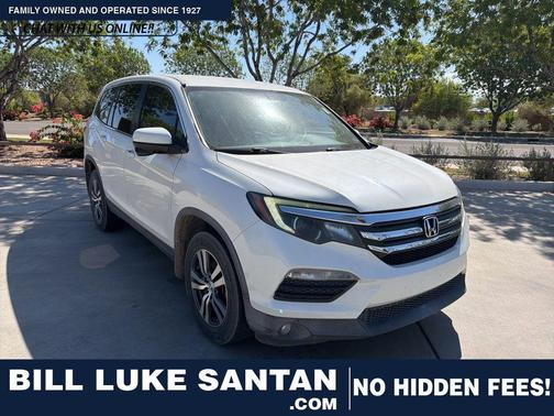 White Diamond Pearl 2016 Honda Pilot EX