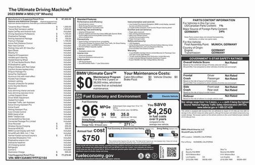 2023 BMW i4 Gran Coupe M50