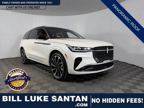 White Platinum Clearcoat Metallic 2024 Lincoln Nautilus Black Label