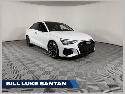 Glacier White Metallic 2024 Audi S3 Premium Plus TFSI quattro S tronic