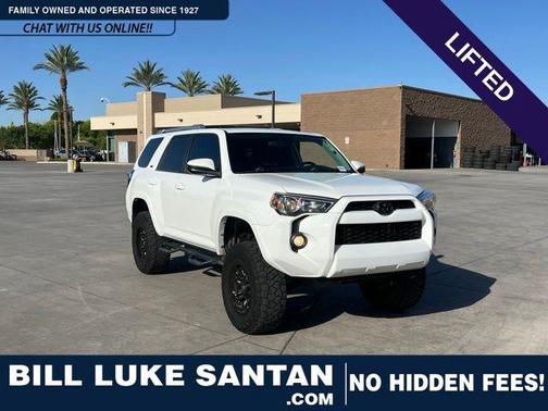 Super White 2018 Toyota 4Runner SR5