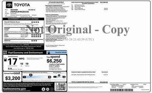 2024 Toyota 4Runner SR5
