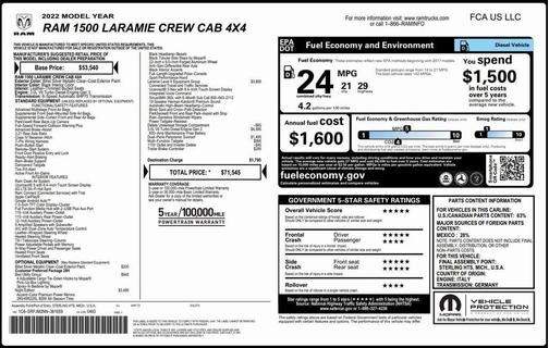 2022 RAM 1500 Laramie
