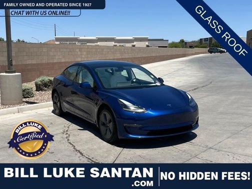 Deep Blue Metallic 2021 Tesla Model 3 Long Range