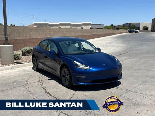 Deep Blue Metallic 2021 Tesla Model 3 Long Range