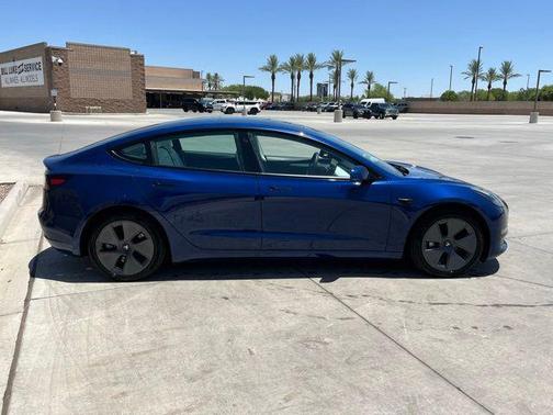 Deep Blue Metallic 2021 Tesla Model 3 Long Range