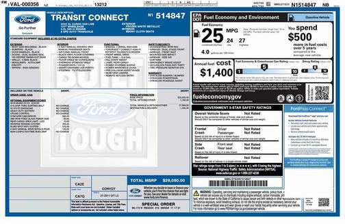 2022 Ford Transit Connect XL Cargo Van