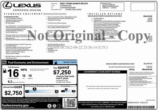 2022 Lexus GX 460 Premium
