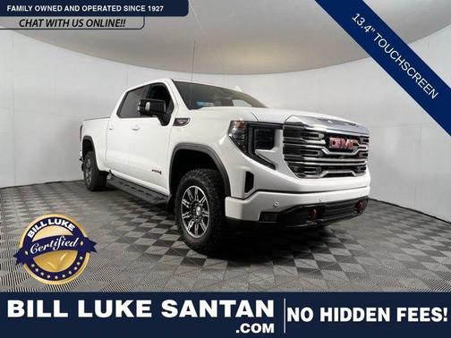 Summit White 2024 GMC Sierra 1500 AT4