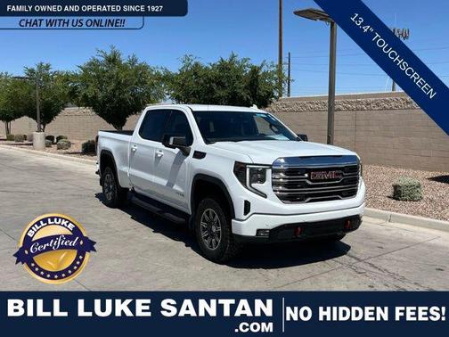 Summit White 2024 GMC Sierra 1500 AT4