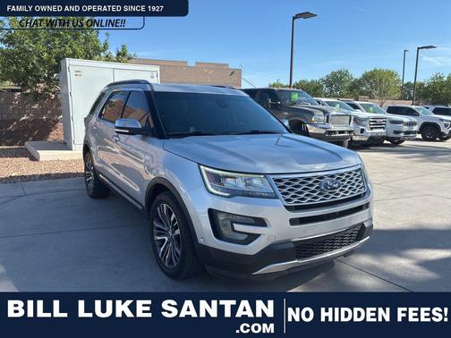 Ingot Silver 2017 Ford Explorer Platinum