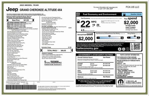 2023 Jeep Grand Cherokee Altitude