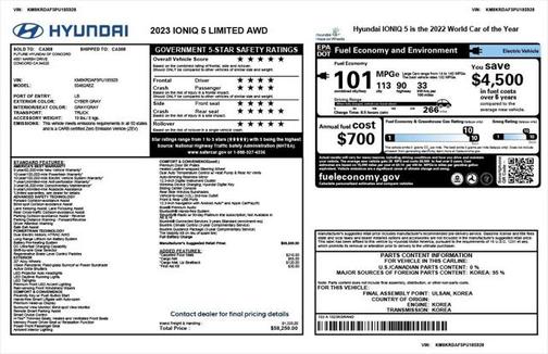 2023 Hyundai IONIQ 5 Limited