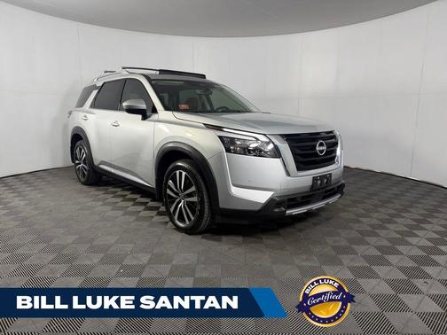 Brilliant Silver Metallic 2025 Nissan Pathfinder Platinum 4WD