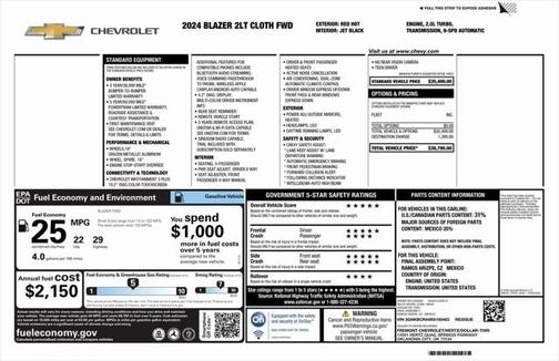 2024 Chevrolet Blazer 2LT