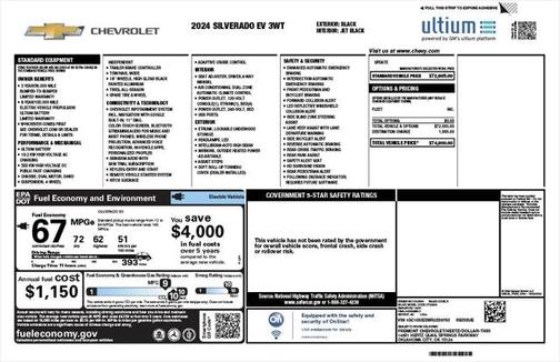 2024 Chevrolet Silverado EV Work Truck