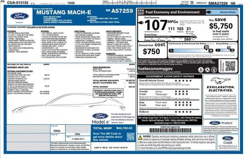 2025 Ford Mustang Mach-E Select