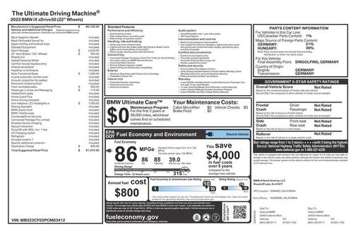 2023 BMW iX xDrive50